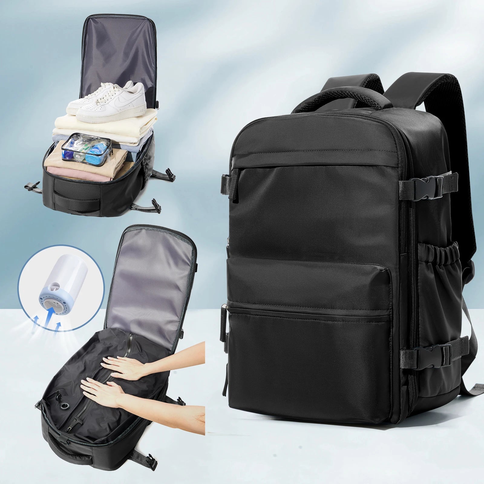 VectorRoute™ - Vacuum Travel Backpack