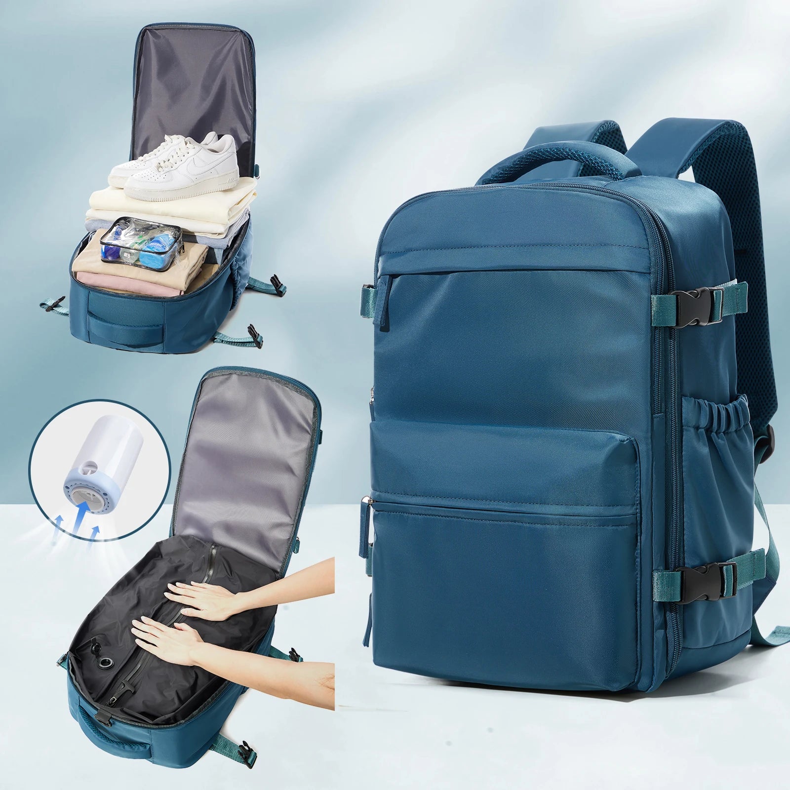 VectorRoute™ - Vacuum Travel Backpack