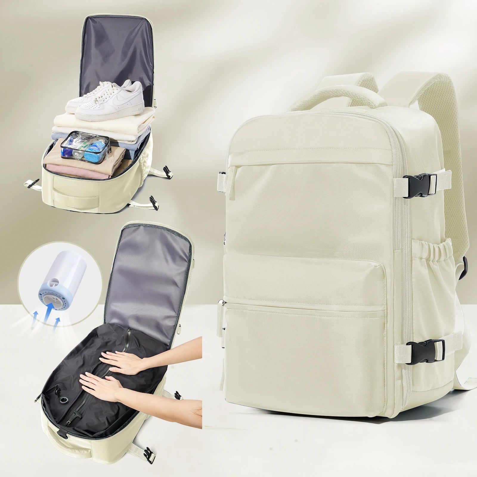 VectorRoute™ - Vacuum Travel Backpack